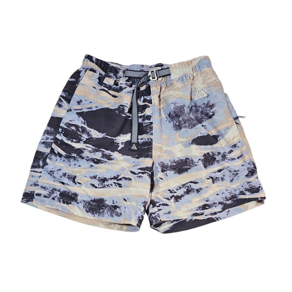 Nike ACG Trail Shorts Mens Size XS All Over Print FB4198-601 Multicolor